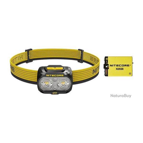 Lampe Frontale Nitecore UT27 - Jaune