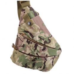 Sac à bandoulière tactique - Sac de rangement multifonctionnel  Epaule Gauche Camo