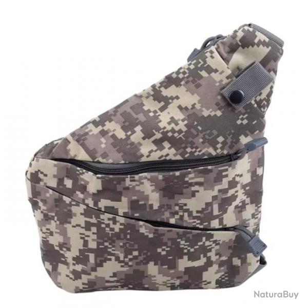 Sac  bandoulire tactique - Sac de rangement multifonctionnel  Epaule Droite Acu