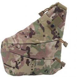 Sac à bandoulière tactique - Sac de rangement multifonctionnel  Epaule Droite Camo