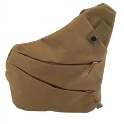 Sac à bandoulière tactique - Sac de rangement multifonctionnel  Epaule Droite Kaki