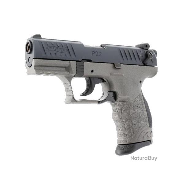 PISTOLET WALTHER P22Q CAL 9 MM PAK METEOR GRAY