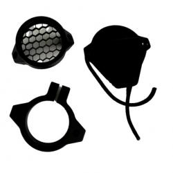 Capuchon anti reflet + protection pour lunette de chasse, LPVO en 30mm