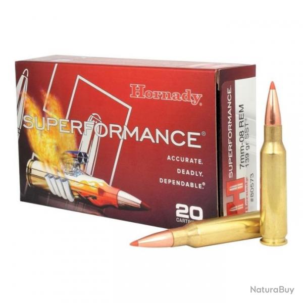 HORNADY 7mm-08 REM 139gr SST x20