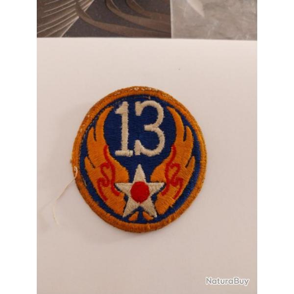 Patch arme us 13th US ARMY AIR FORCE ww2 ORIGINAL 1