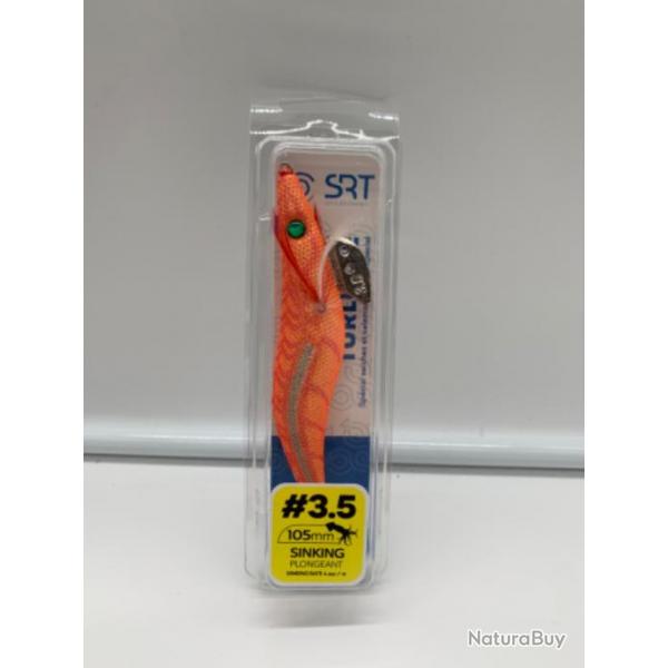 Turlutte lest SERT 10,5 cm sinking plongeant orange