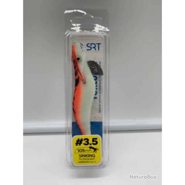 Turlutte lest SERT 10,5 cm sinking plongeant orange zbre