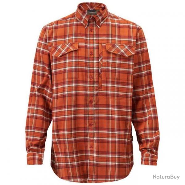 CHEMISE PINEWOOD ABISKO HIKING FLANELL  BURNED ORANGE  5225