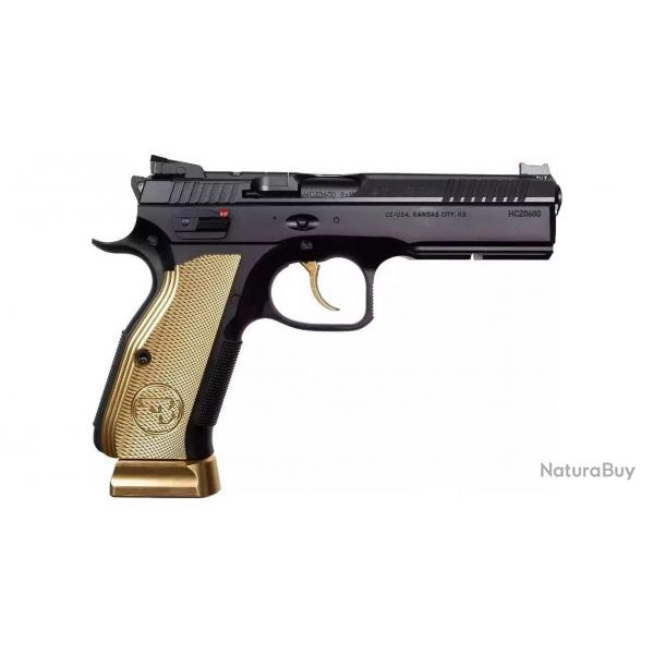Pistolet CZ Shadow 2 Gold digger 9x19 Special Edition Optic Ready