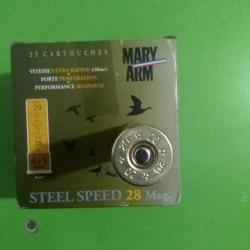 1 boite de 24 cartouches Mary arme bille acier 20/76