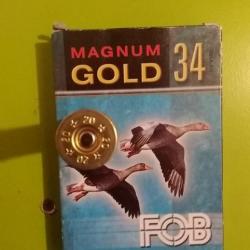 1 boite de 10 cartouches FOB 34 magnum 20/76 plomb 2