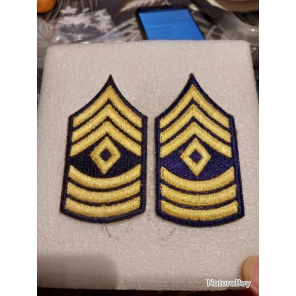 lot de grades arme us FIRST SERGEANT ORIGINAL 1