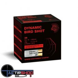 Cartouche GECO Dynamic Bird Shot 29 gr cal.12/65 , boite de 25