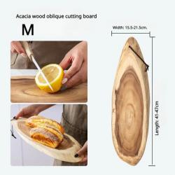 Planche a Decouper Plateau Bois Massif Acacia, Modele: M5H