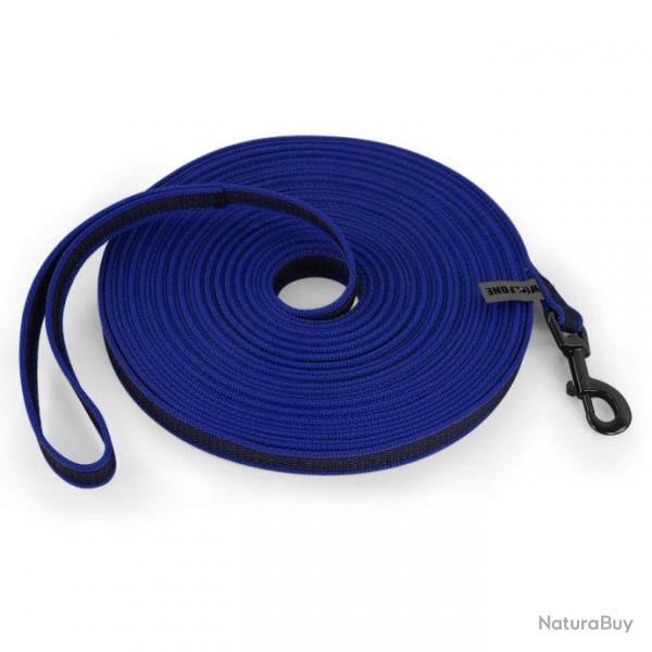 Laisse pour chien en nylon 3 mtres - Bleue