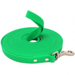 Laisse pour chien imperméable 1,5cm x 3 mètres - Verte