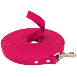 Laisse pour chien imperméable 1,5cm x 3 mètres - Rose