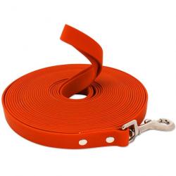 Laisse pour chien imperméable 2cm x 10 mètres - Orange