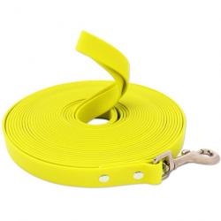 Laisse pour chien imperméable 1,5cm x 3 mètres - Jaune