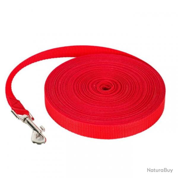 Laisse en nylon 1.2 mtres - LIVRAISON GRATUITE - Rouge