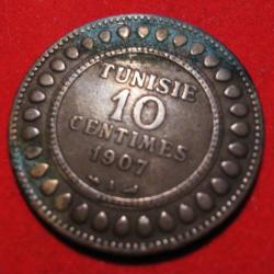 TUNISIE  piece de 10 centimes 1907 A