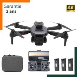 Drone 4K UHD triple caméra - 3 batteries - Détecteur d'obstacles - Garantie 2 ans - Livraison rapide