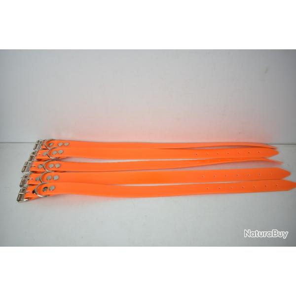 5 Colliers Orange PVC  25mm