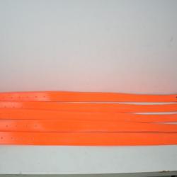 5 Colliers Orange  polyuréthane 30mm