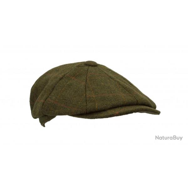 Casquette Bakerboy tweed fonc 59 cm