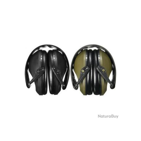 PROMO! CASQUE ANTIBRUIT PASSIF SNR 21 NOIR OU KAKI LIVRAISON GRATUITE