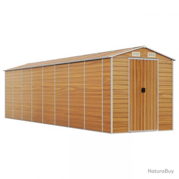 Abri de jardin cabane cabanon maison de stockage remise extrieur hangar outils robuste clair 191 x