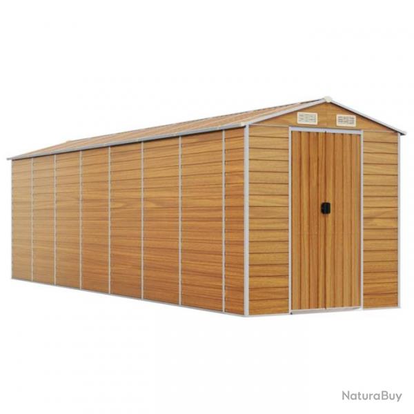 Abri de jardin cabane cabanon maison de stockage remise extrieur hangar outils robuste clair 191 x