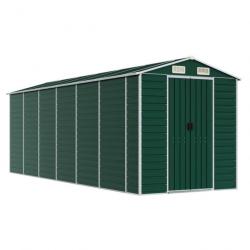 Abri de jardin cabane cabanon maison de stockage remise extérieur hangar outils robuste 191 x 555 x