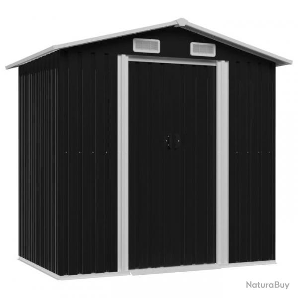 Abri de jardin cabane cabanon maison de stockage remise extrieur hangar outils robuste acier 204 x