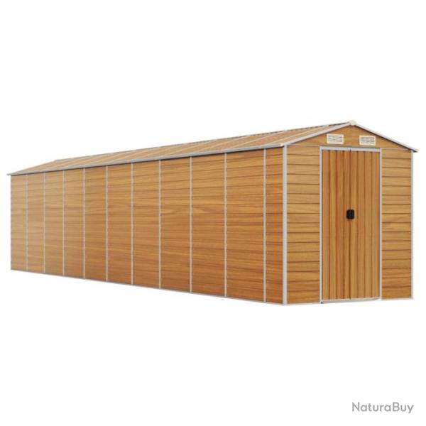 Abri de jardin cabane cabanon maison de stockage remise extrieur hangar outils robuste clair 191 x