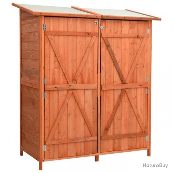 Abri de jardin cabane cabanon maison de stockage remise extrieur hangar outils robuste 136 x 75 x