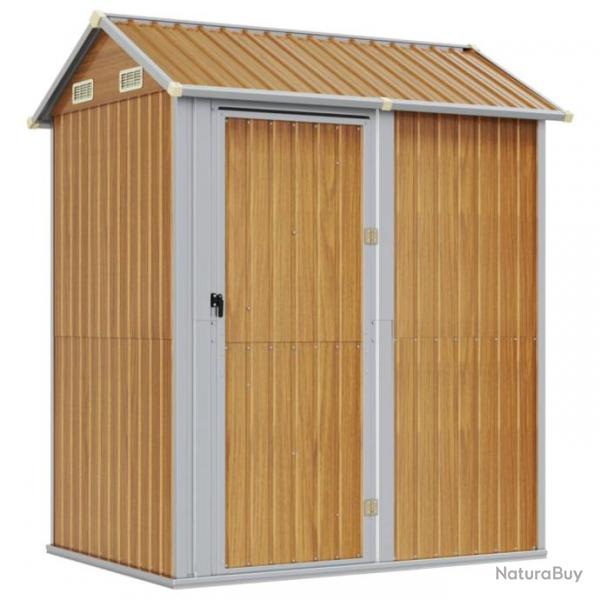 Abri de jardin cabane cabanon maison de stockage remise extrieur hangar outils robuste clair 192 x