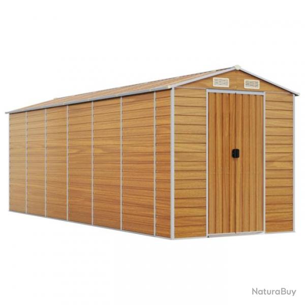 Abri de jardin cabane cabanon maison de stockage remise extrieur hangar outils robuste clair 191 x