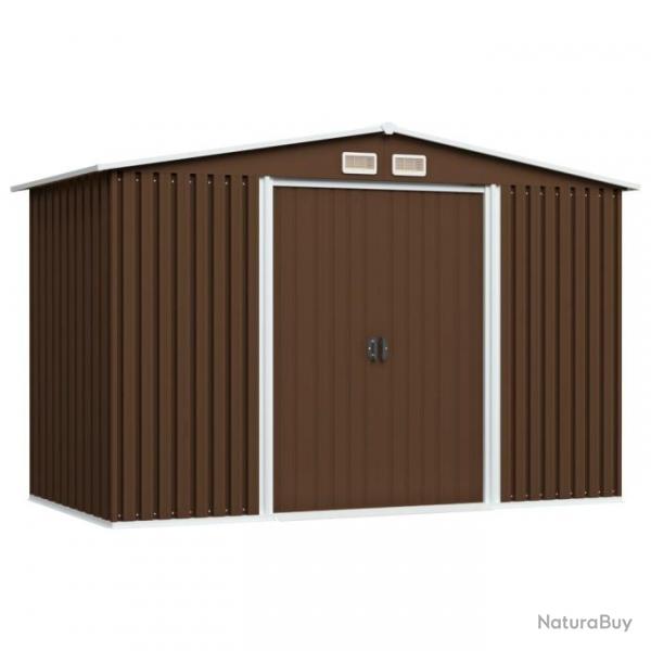 Abri de jardin cabane cabanon maison de stockage remise extrieur hangar outils robuste 257 x 205 x