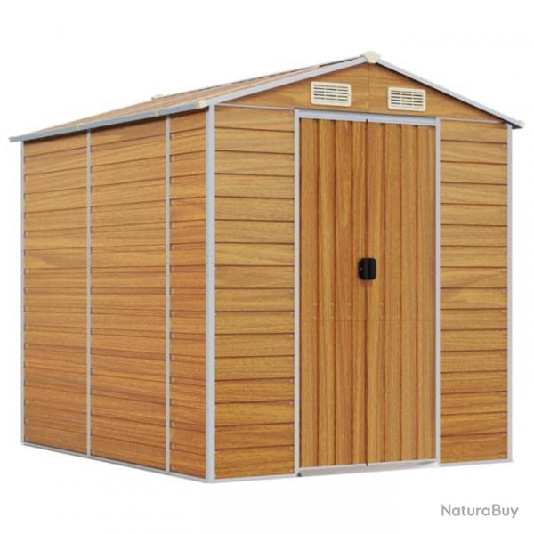 Abri de jardin cabane cabanon maison de stockage remise extrieur hangar outils robuste clair 191 x