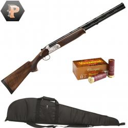 Pack chasseur ! Fusil Suhlberg silver cal.12/76 canon 71cm + mun + fourreau