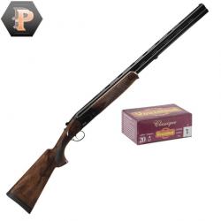 Pack Chasseur ! Fusil superposé Suhlberg Black cal.20/76 canon 71cm