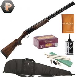 Pack Chasseur ! Fusil superposé Suhlberg Black cal.20/76 canon 71cm + fourreau + net + porte p