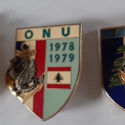 Lot Insignes du 8e RPIMa - Parachutiste infanterie de marine. OPEX Liban. Superbes.