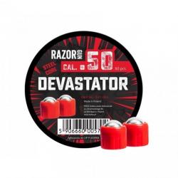 Boîte de 60 x Billes RazorGun Steel Core Devastator Cal. .50 / 60 Pcs. pour Umarex HDR50 commande