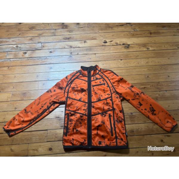 Veste rversible verte / orange Seeland