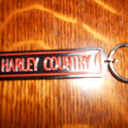 PORTE CLÉS  " HARLEY COUBTRY " MÉTAL