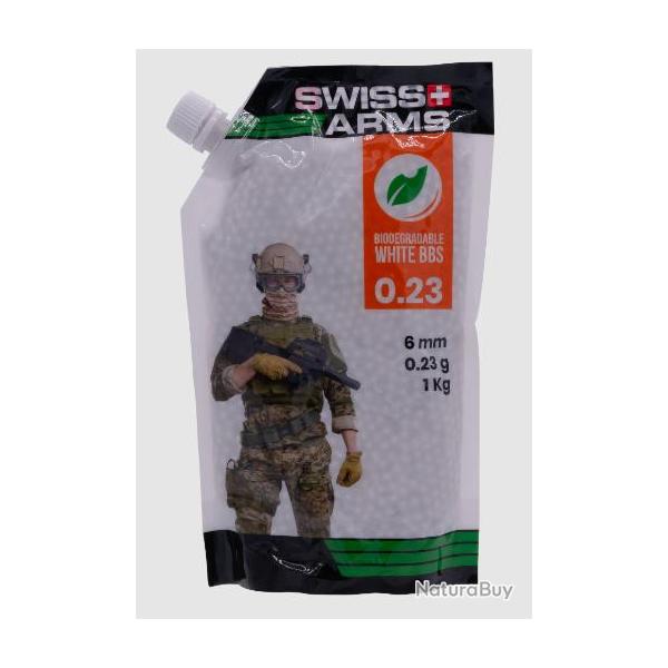 Billes biodgradables 0.23g SWISS ARMS 1KG