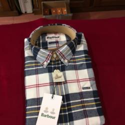 CHEMISE BARBOUR RONAN ÉCRU MARINE TAILLE M