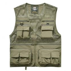 Gilet de pêche River Armor 16 poches - 5XL